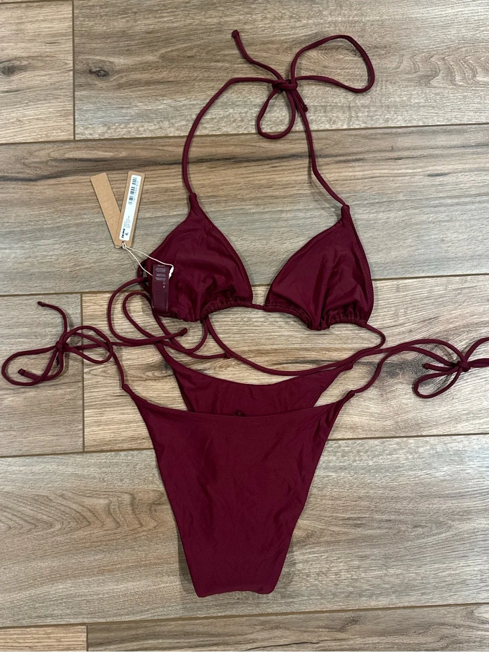 SKIMS nwt burgundy
